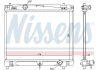 Radiator, engine cooling 646877 Nissens