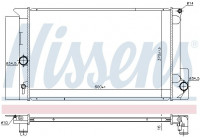 Radiator, engine cooling 646926 Nissens