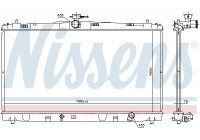 Radiator, engine cooling 646935 Nissens