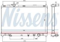 Radiator, engine cooling 646946 Nissens
