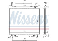 Radiator, engine cooling 646947 Nissens
