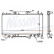 Radiator, engine cooling 64784A Nissens