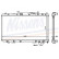 Radiator, engine cooling 64785A Nissens