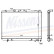 Radiator, engine cooling 64797A Nissens