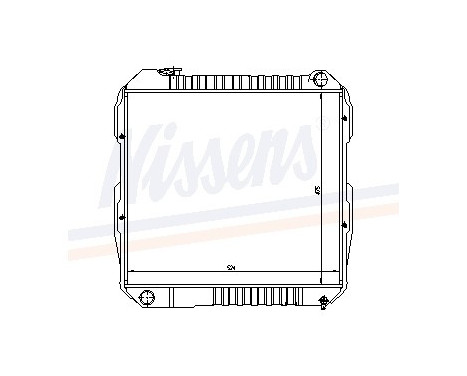 Radiator, engine cooling 64847 Nissens