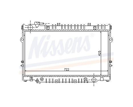 Radiator, engine cooling 64861 Nissens
