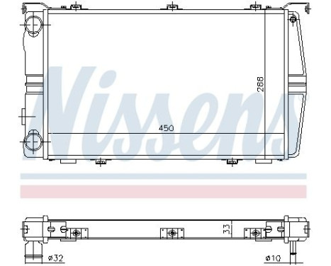 Radiator, engine cooling 649971 Nissens, Image 2