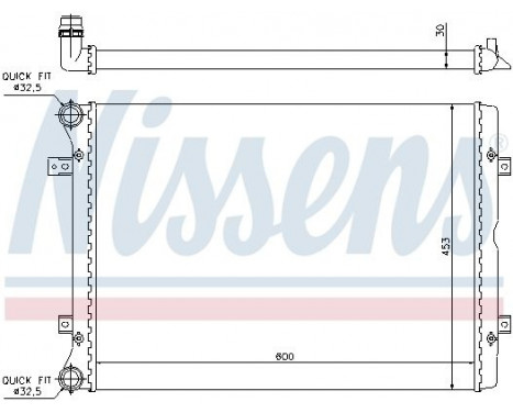 Radiator, engine cooling 65014 Nissens, Image 2