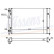 Radiator, engine cooling 651851 Nissens