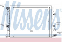 Radiator, engine cooling 65295 Nissens