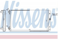 Radiator, engine cooling 65301 Nissens