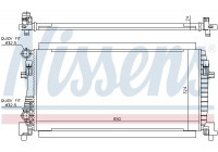 Radiator, engine cooling 65317 Nissens