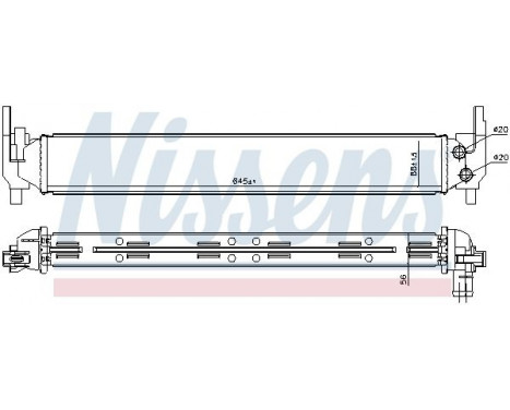 Radiator, engine cooling 65331 Nissens