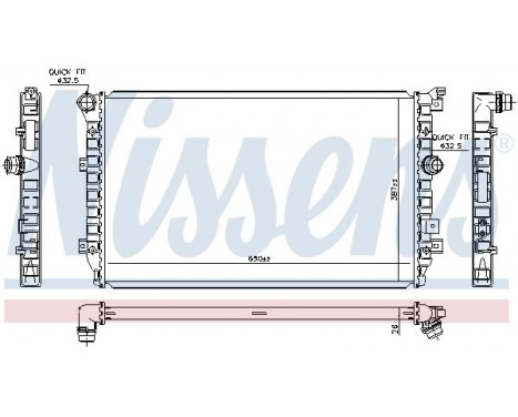 Radiator, engine cooling 65335 Nissens