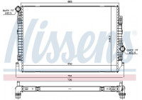 Radiator, engine cooling 65341 Nissens