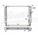 Radiator, engine cooling 65508A Nissens