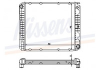 Radiator, engine cooling 65525A Nissens