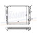 Radiator, engine cooling 65528A Nissens