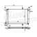 Radiator, engine cooling 65561A Nissens