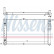 Radiator, engine cooling 66619 Nissens