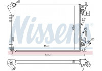 Radiator, engine cooling 666207 Nissens