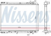 Radiator, engine cooling 666230 Nissens