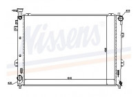 Radiator, engine cooling 66683 Nissens