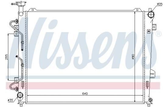 Radiator, engine cooling 66746 Nissens, Image 4