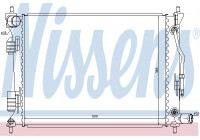 Radiator, engine cooling 66757 Nissens