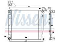 Radiator, engine cooling 66762 Nissens