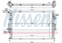 Radiator, engine cooling 66862 Nissens