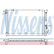 Radiator, engine cooling 670381 Nissens