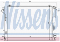 Radiator, engine cooling 67069 Nissens