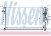 Radiator, engine cooling 67174 Nissens