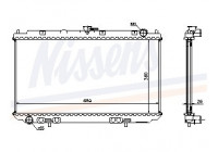 Radiator, engine cooling 67349A Nissens