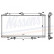 Radiator, engine cooling 67354A Nissens