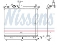 Radiator, engine cooling 675023 Nissens