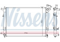 Radiator, engine cooling 675068 Nissens