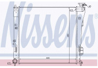 Radiator, engine cooling 67606 Nissens