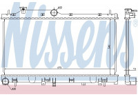 Radiator, engine cooling 67719 Nissens