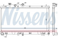 Radiator, engine cooling 67721 Nissens