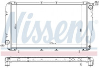 Radiator, engine cooling 67740 Nissens