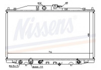 Radiator, engine cooling 68112 Nissens