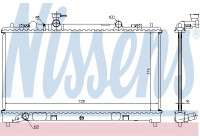 Radiator, engine cooling 68509 Nissens