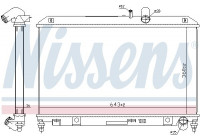 Radiator, engine cooling 68540 Nissens