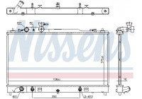 Radiator, engine cooling 68553 Nissens