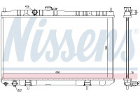 Radiator, engine cooling 68751 Nissens