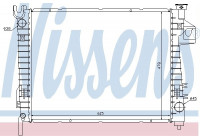 Radiator, engine cooling 69018 Nissens