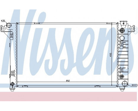 Radiator, engine cooling 69208 Nissens