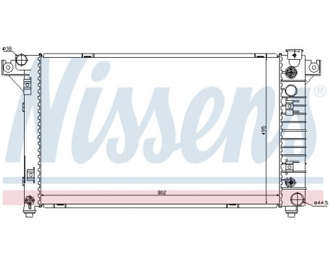 Radiator, engine cooling 69208 Nissens, Image 2